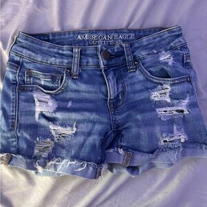 American eagle jean shorts